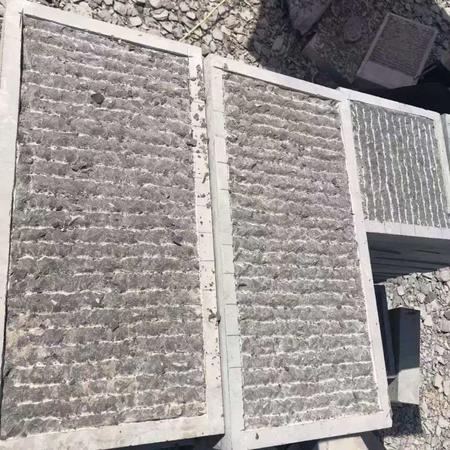青石板粗凿面，青石板细凿面，青石板手凿面,山东嘉祥青石板